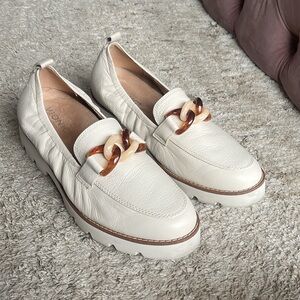 Vionic Cream Loafers